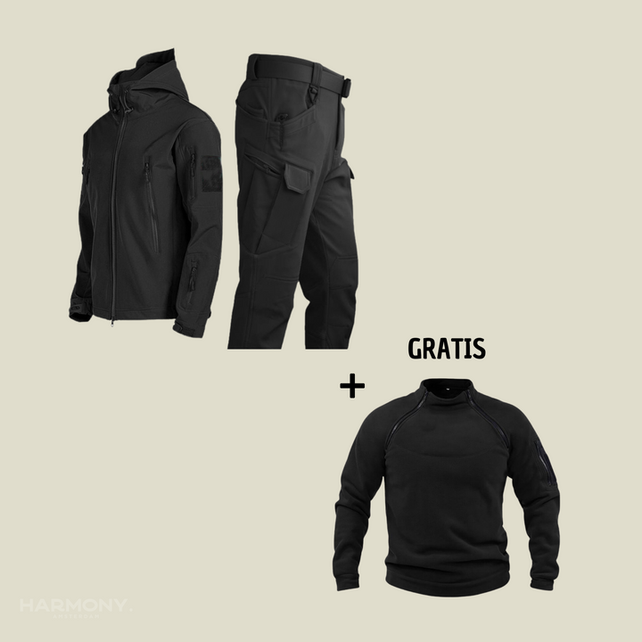 Nick™ | Militair waterdicht pak + Gratis Trekker fleece