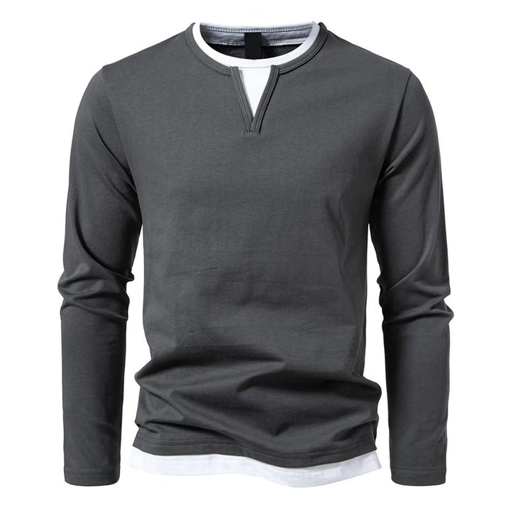 Diego™ | Henley met lange mouwen