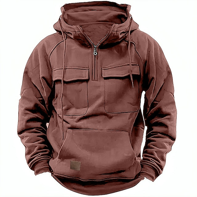 Stijn™ | Casual hoodie met rits