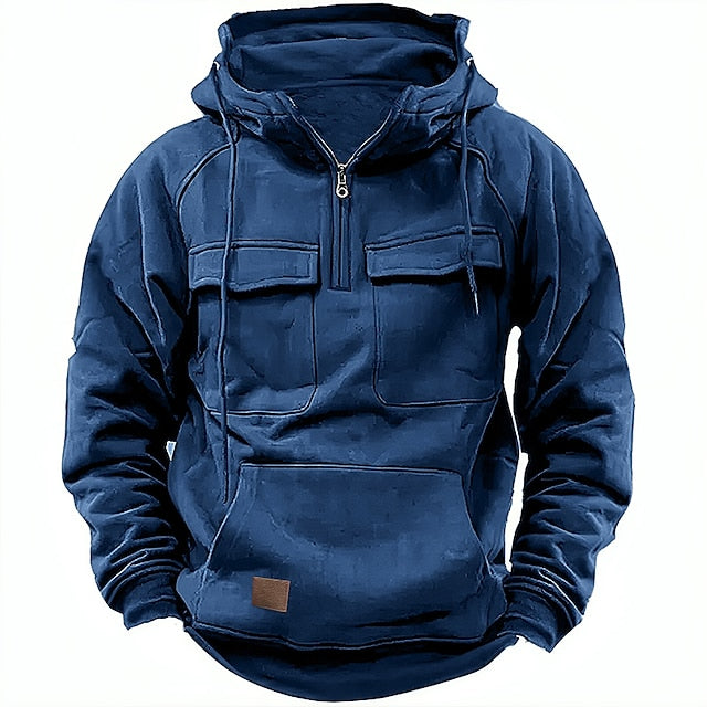 Stijn™ | Casual hoodie met rits