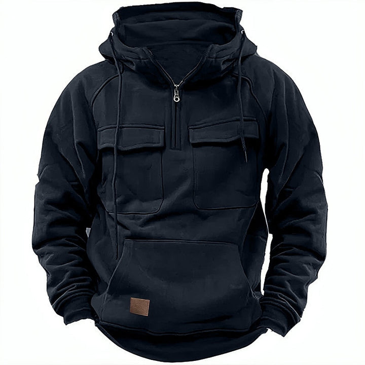 Stijn™ | Casual hoodie met rits